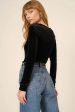 Project Social T Dreams Come True Velvet Long Sleeve in Black For Cheap