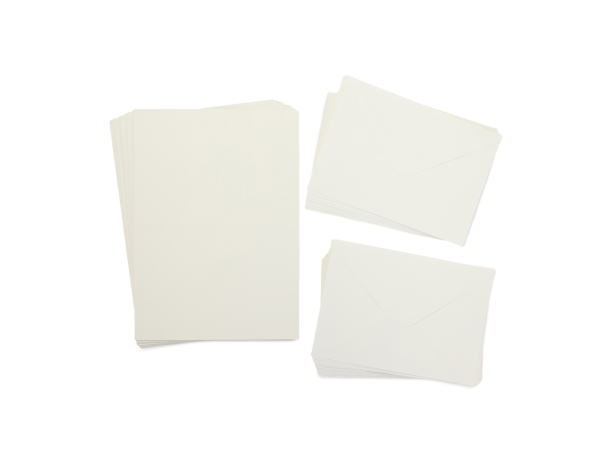 Crafter s Companion  - A5 Ivory Card & Envelopes 50pc Online Sale