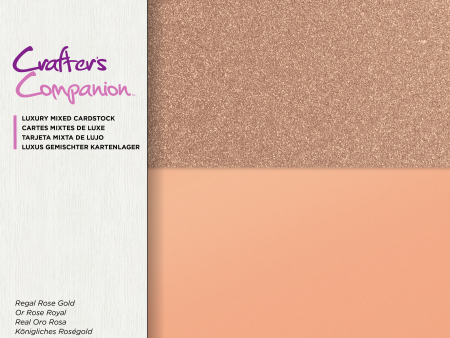 CC Glitter & Pearl Cardstock- Rose Gold Online