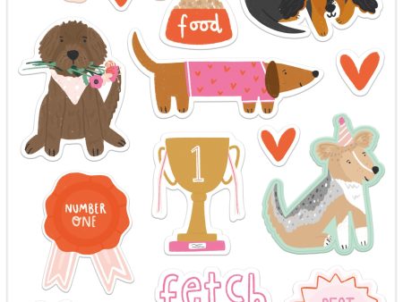 Best In Show Chipboard Stickers Characters - Violet Studios Online