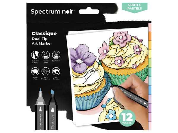 Spectrum Noir-Classique 12pc-Subtle Pastels Hot on Sale