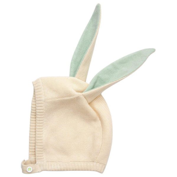 Meri Meri Mint Bunny Baby Bonnet on Sale