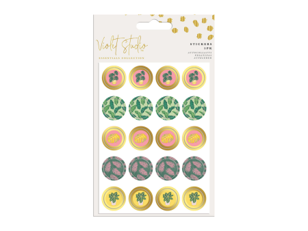 Mini Stickers Tropical - 5pk - Violet Studios Fashion