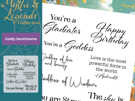 Myths & Legends - Clear Acrylic Stamps - Godly Sentiments Fashion