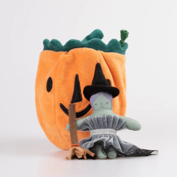 Meri Meri Pumpkin Witch Mini Doll For Sale