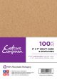 Crafter s Companion 5 x 7  Kraft Card & Envelopes - 100 Piece Hot on Sale