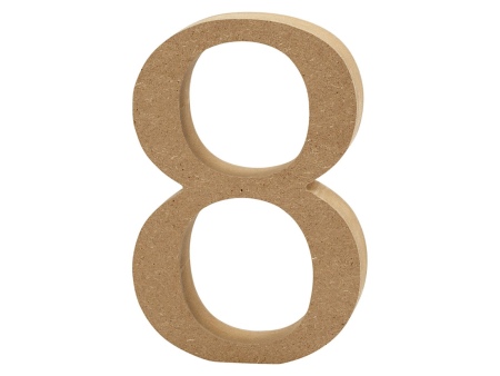 Creativ Wooden Number - 8 Fashion