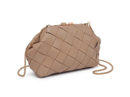 Moda Luxe Paulina Woven Crossbody Bag in Natural Discount