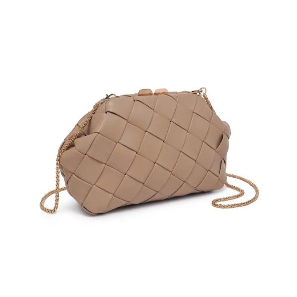 Moda Luxe Paulina Woven Crossbody Bag in Natural Discount