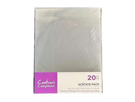 CC- Acetate Pack 8X11 20 Sheets Supply