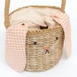 Meri Meri Gingham Bunny Straw Bag Online Hot Sale