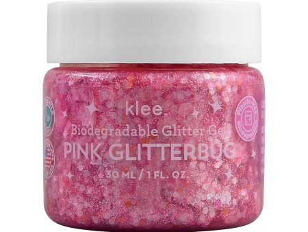 Klee Kids Naturals Biodegradable Pink Glitter Supply