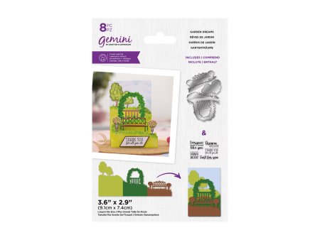 Gemini Zig Zag Scene Builder Stamp and Die - Garden Dreams Fashion