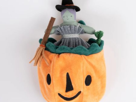 Meri Meri Pumpkin Witch Mini Doll For Sale