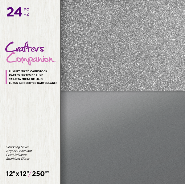 CC Glitter & Pearl Cardstock- Silver Cheap