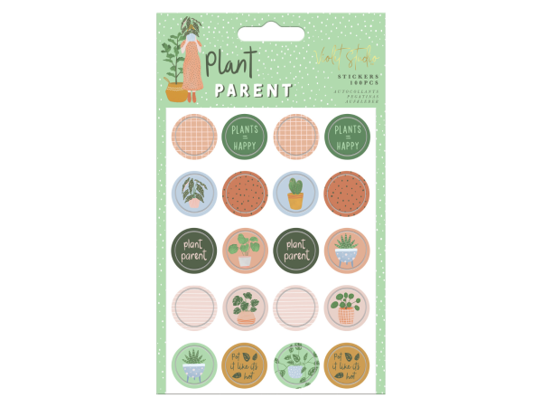 Violet Studios Mini Stickers - Plant Parent - 100pcs on Sale