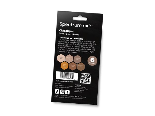 Spectrum Noir-Classique 6pc-Dark Skintones Sale