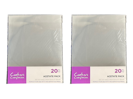 Crafter s Companion Acetate Pack 8x11 2pc Online Hot Sale