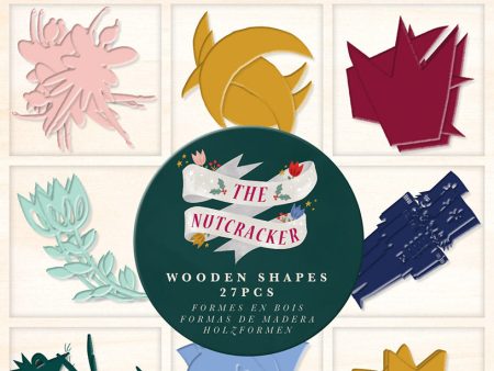 The Nutcracker Painted Wooden Shapes - Violet Studios Sale