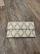 Tiana Beaded Half Flap Over Clutch in Ivory New Taupe Discount