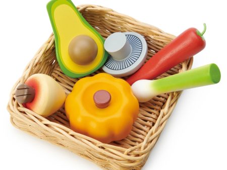 Tender Leaf Toys Veggie Basket Cheap