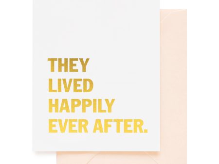 Sugar Paper Lived Happily Card For Discount