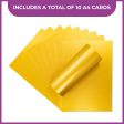 Crafter s Companion Centura Pearl Single Colour A4 10 Sheet Pack - Old Gold Cheap