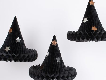 Meri Meri Honeycomb Witch Hat Decorations For Cheap