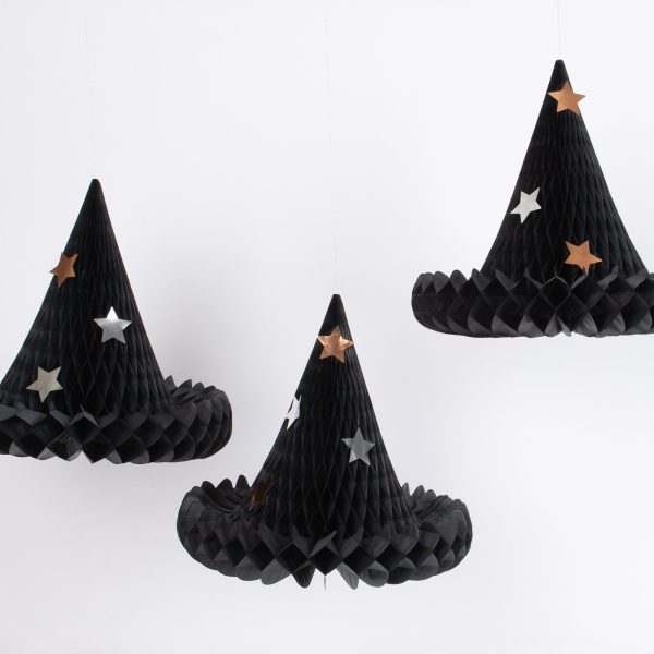 Meri Meri Honeycomb Witch Hat Decorations For Cheap