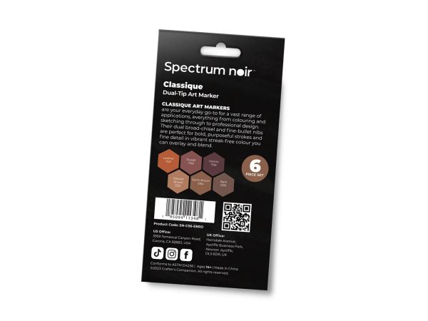 Spectrum Noir-Classique 6pc-Earthy Browns Hot on Sale