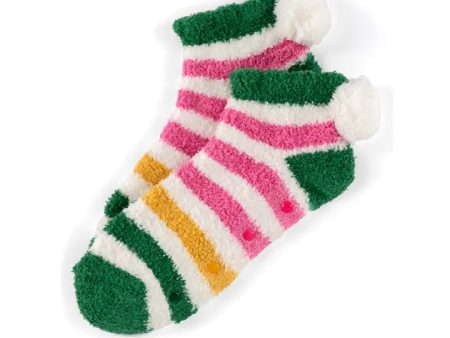 Shiraleah Gloria Home Socks in Green Online now