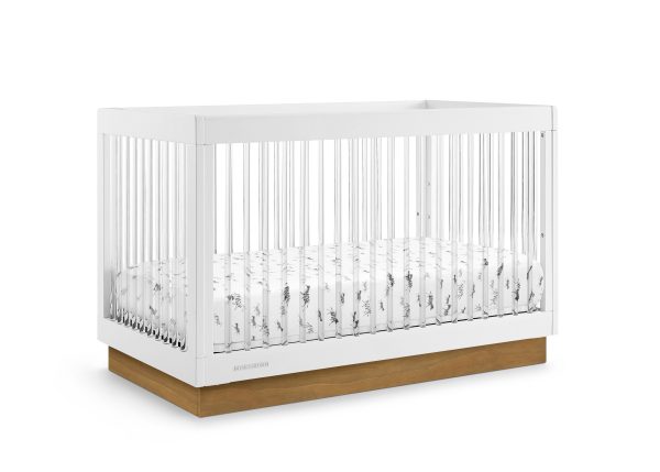 James Acrylic 4-in-1 Convertible Crib Online now