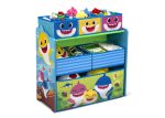 Baby Shark Design & Store 6 Bin Toy Storage Organizer Sale