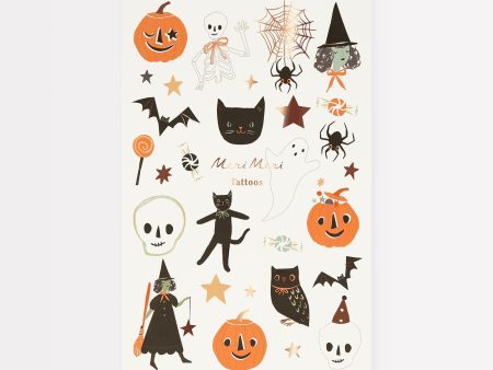 Meri Meri Halloween Temporary Tattoos Supply