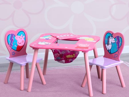 Peppa Pig Table and Chair Set with Storage Online