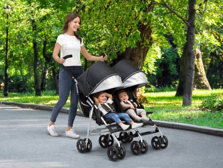 Jeep TurboGlyde Plus Side by Side Double Stroller For Sale