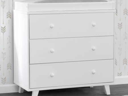 Ava 3 Drawer Dresser with Changing Top Hot on Sale