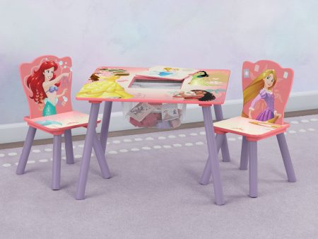 Princess Table and Chair Set with Storage For Sale