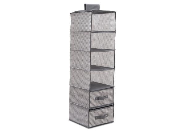 6 Shelf Storage with 2 Drawers Supply