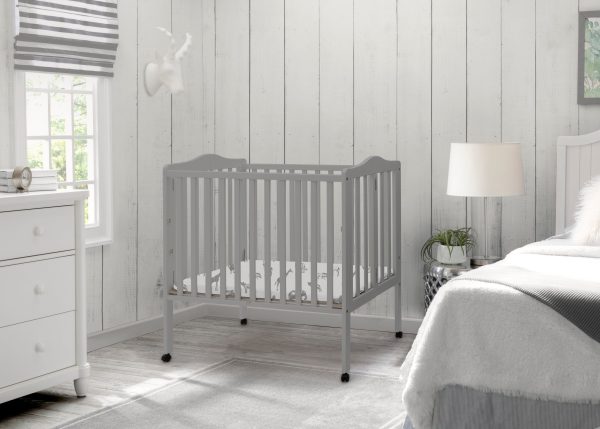 Folding Portable Mini Baby Crib with 1.5-inch Mattress Online now