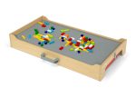 Play N Store Building Bricks Play Table with 100+ Play Bricks Included Discount