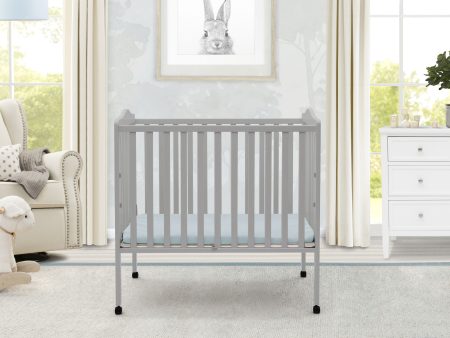 Folding Portable Mini Baby Crib with 1.5-inch Mattress Online now