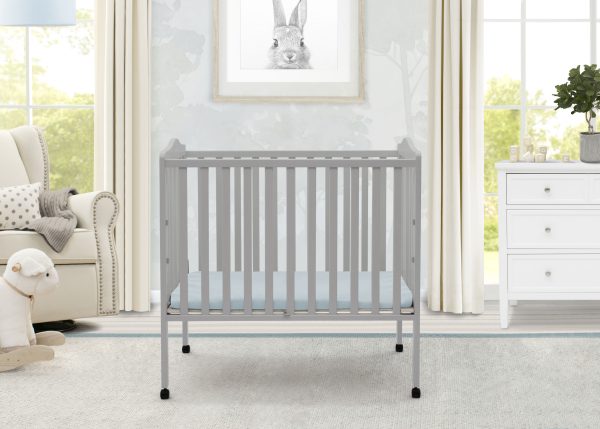 Folding Portable Mini Baby Crib with 1.5-inch Mattress Online now