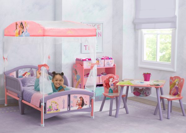 Princess Plastic Toddler Bed with Canopy Cheap