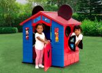 Mickey Mouse Plastic Indoor Outdoor Playhouse with Easy Assembly For Sale