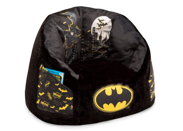 Batman Cozee Fluffy Chair, Kid Size (For Kids Up To 10 Years Old) on Sale