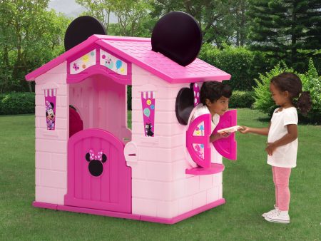 Minnie Mouse Plastic Indoor Outdoor Playhouse with Easy Assembly For Cheap