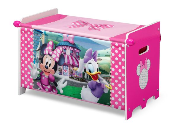 Minnie Mouse Toy Box with Retractable Fabric Top Cheap