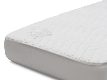 Beautyrest KIDS Silver DualCool Technology Fitted Baby Crib Mattress-Pad Cover Sale