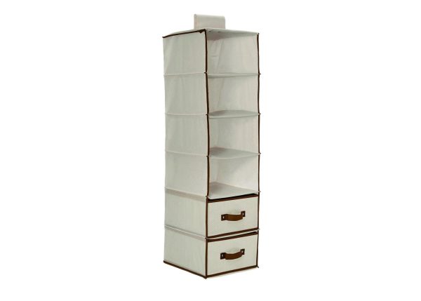 6 Shelf Storage with 2 Drawers Supply